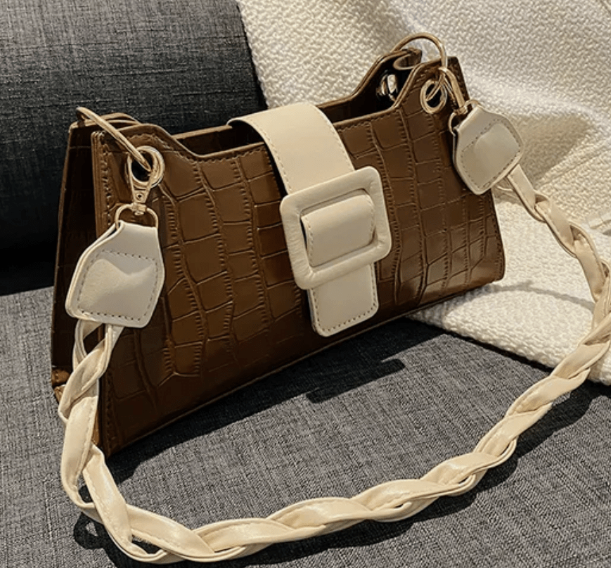 Braided Messenger Handbag - Maily's Classic Accessories