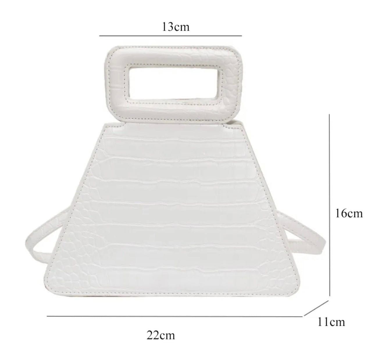 Crocodile Pyramid Handbag - Maily's Classic Accessories