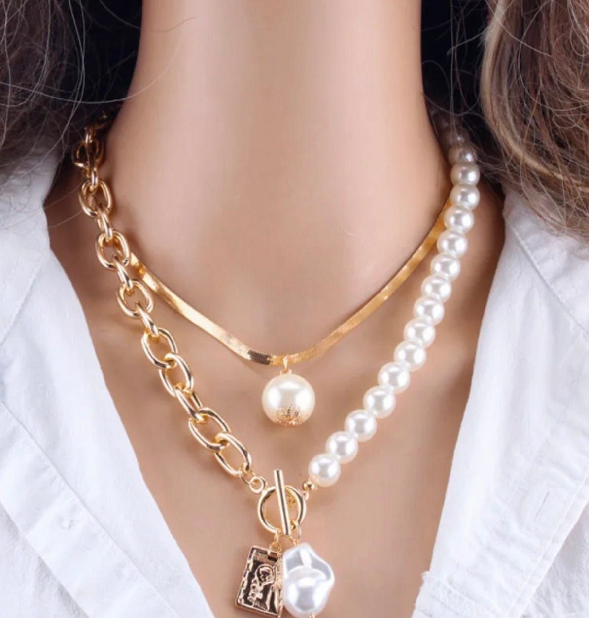 Elegant Pearls neckless - Maily's Classic Accessories