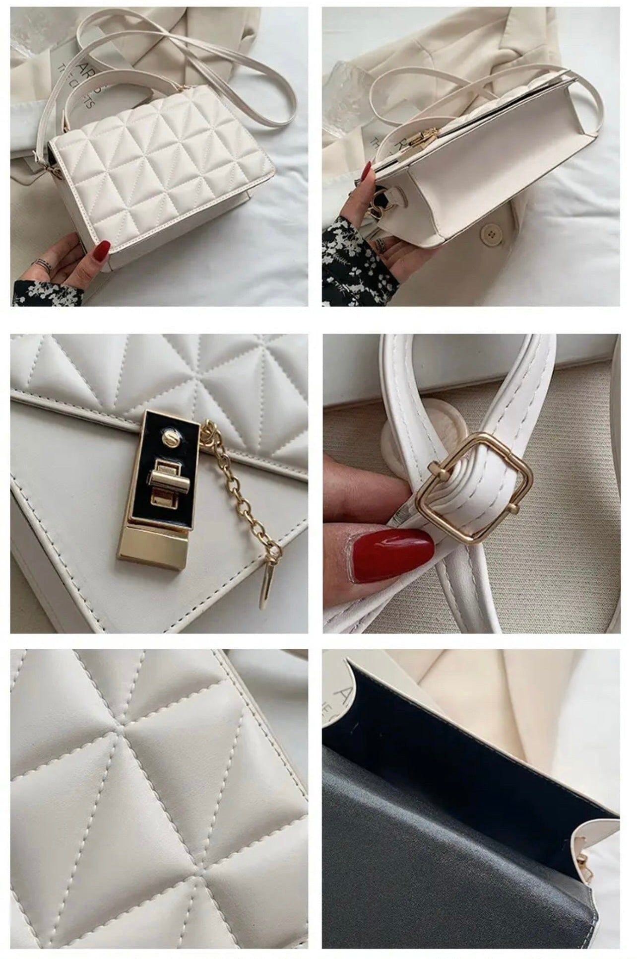Half flap handbag - Maily's Classic Accessories