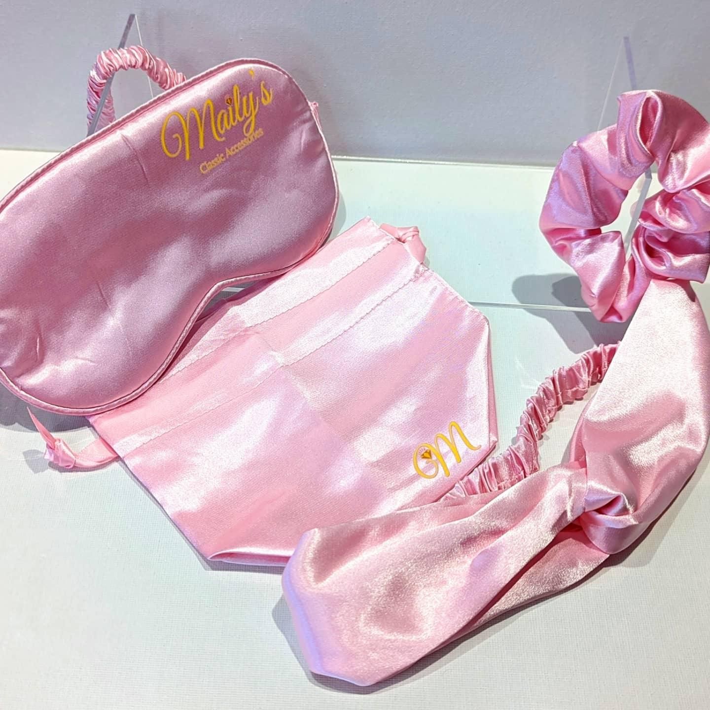 Satin Eye Mask Set - Maily's Classic Accessories