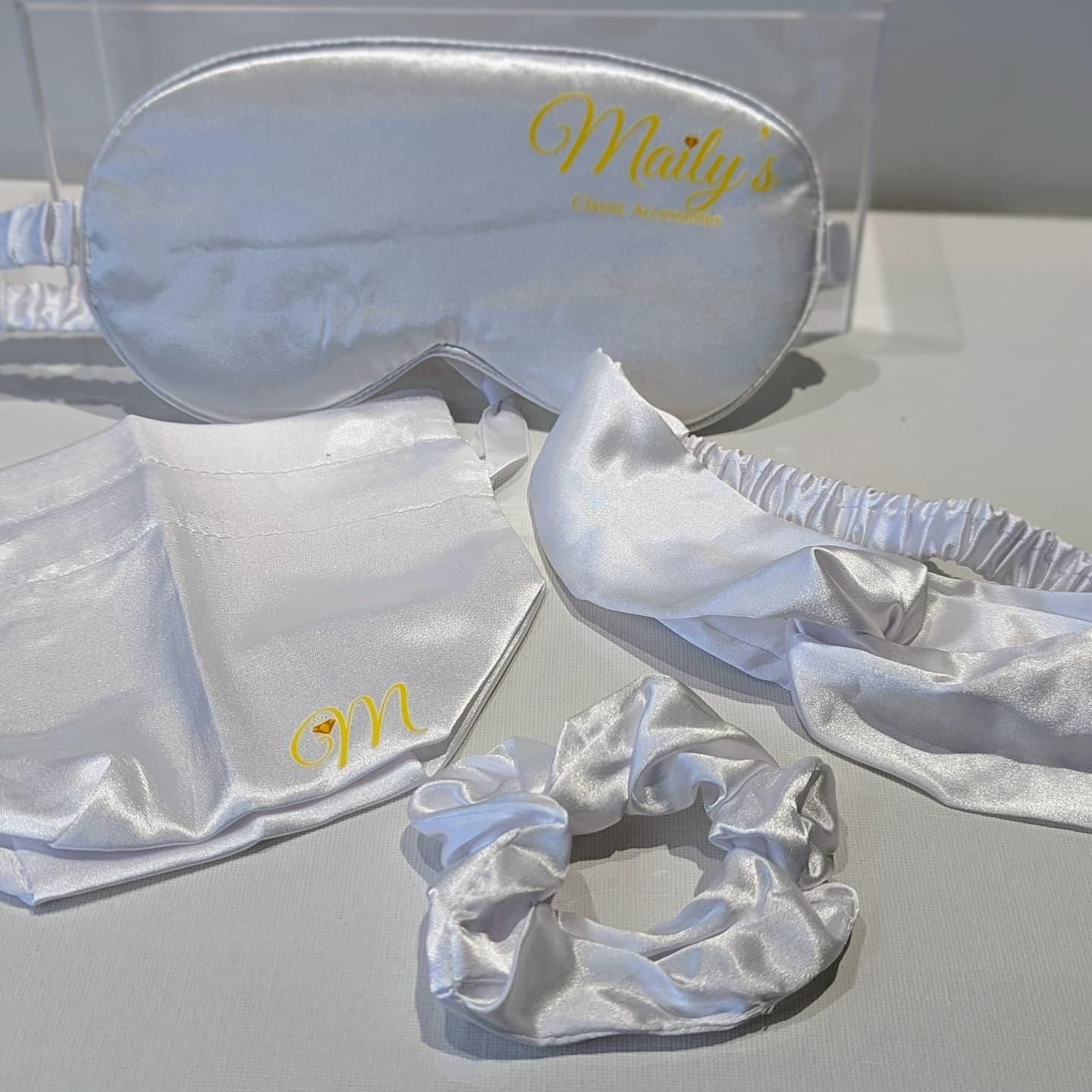Satin Eye Mask Set - Maily's Classic Accessories