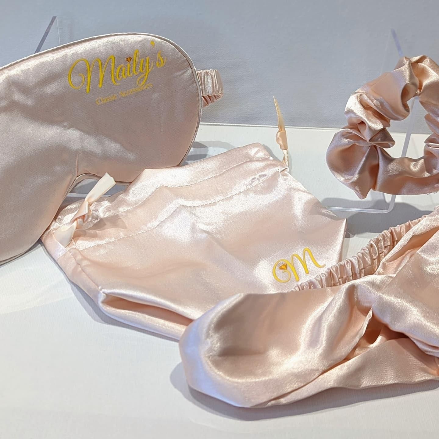 Satin Eye Mask Set - Maily's Classic Accessories