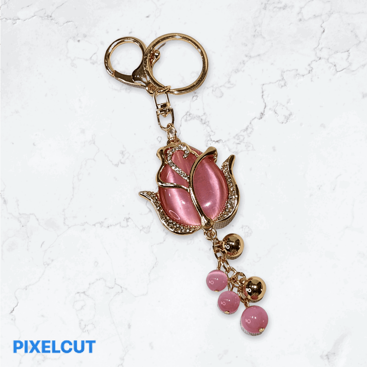 The Elegant Flower Keychain - Maily's Classic Accessories