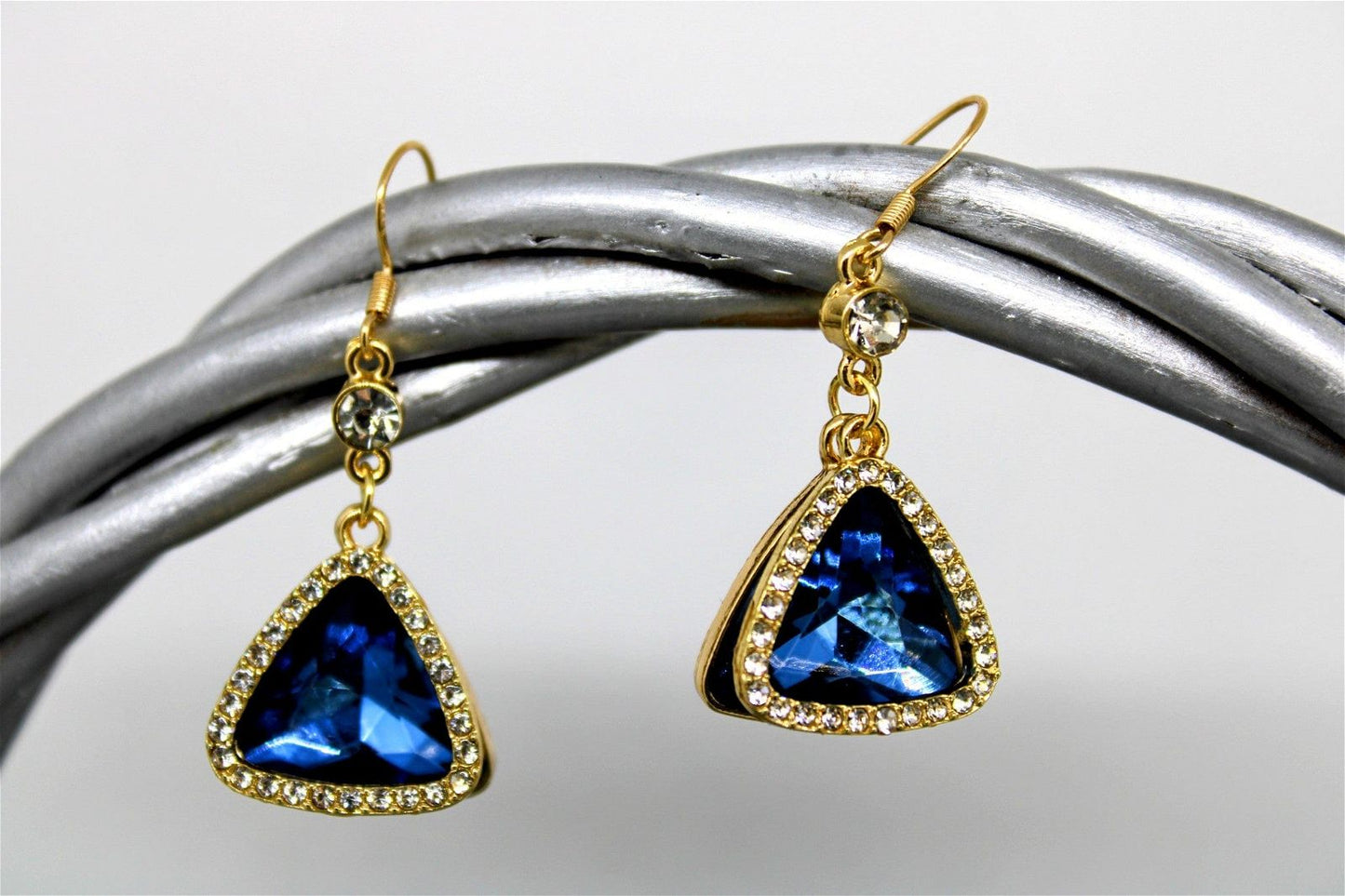 The Golden Triangle Earrings - Maily's Classic Accessories