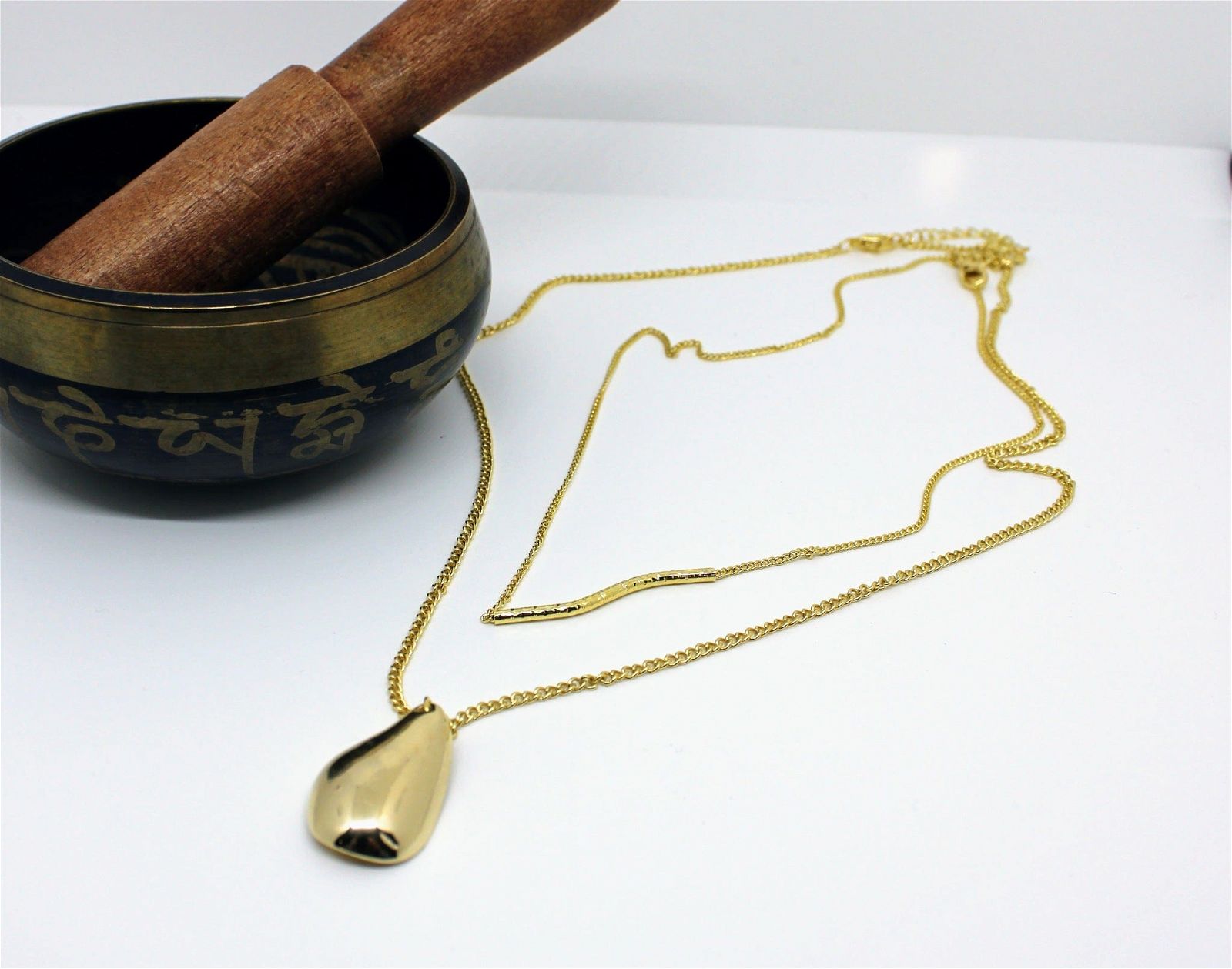 The Tear Drop Double Necklace - Maily's Classic Accessories