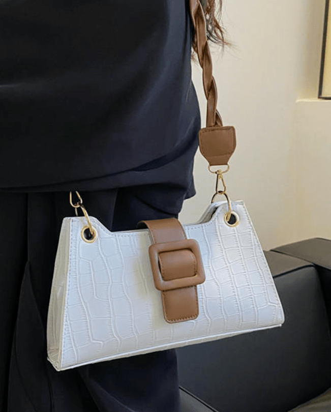Braided Messenger Handbag - Maily's Classic Accessories