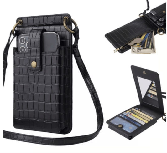 Crossbody cellphone wallet - Maily's Classic Accessories