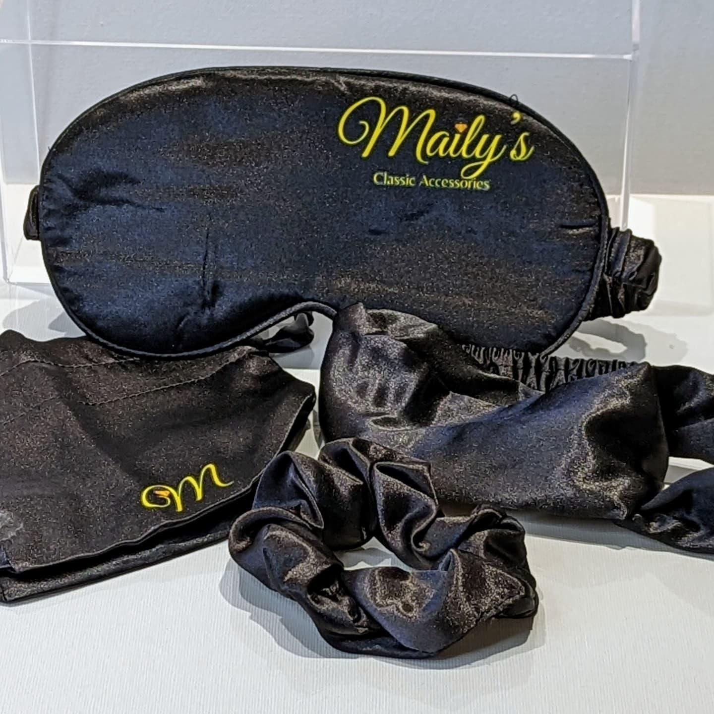 Satin Eye Mask Set - Maily's Classic Accessories
