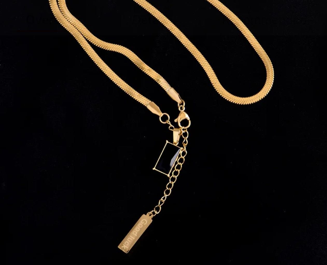 Snake Chain Necklace with pendant - Maily's Classic Accessories