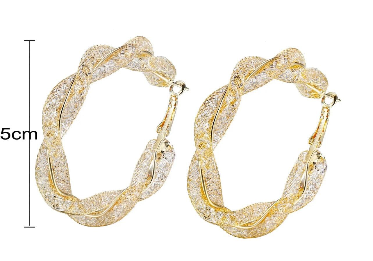 Sparkle Twist Earrings - Maily's Classic Accessories